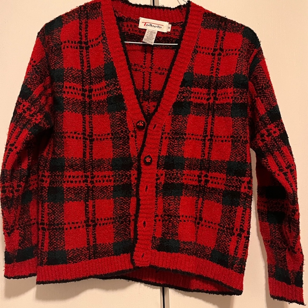 Vintage Talbots Christmas knit sweater